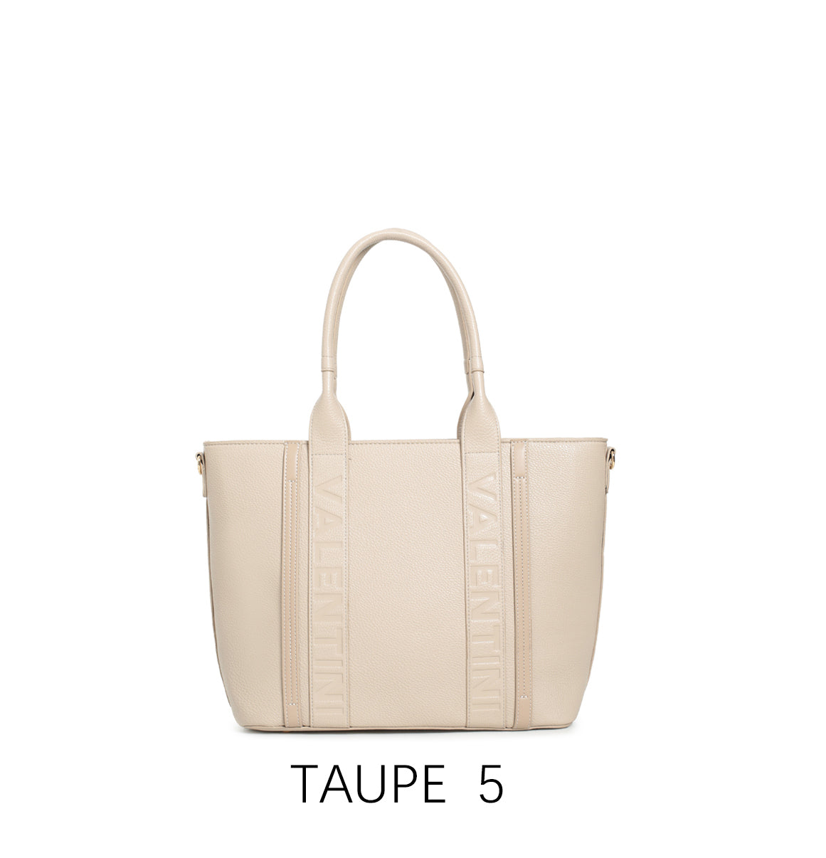 Borsa tote capiente dal design classico con tracolla regolabile Taupe