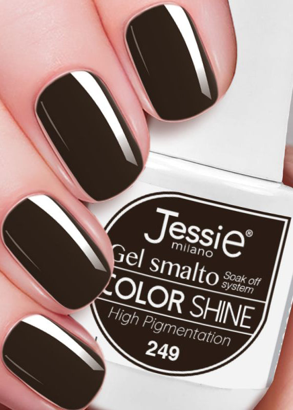Gel smalto colore shine - Marrone Scuro Marrone Scuro