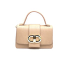 Genuine leather shoulder bag, MINI size, made in Italy, art. 112413 Old Pink