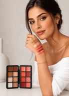 Blush & pó iluminador & contorno compacto 3 in 1