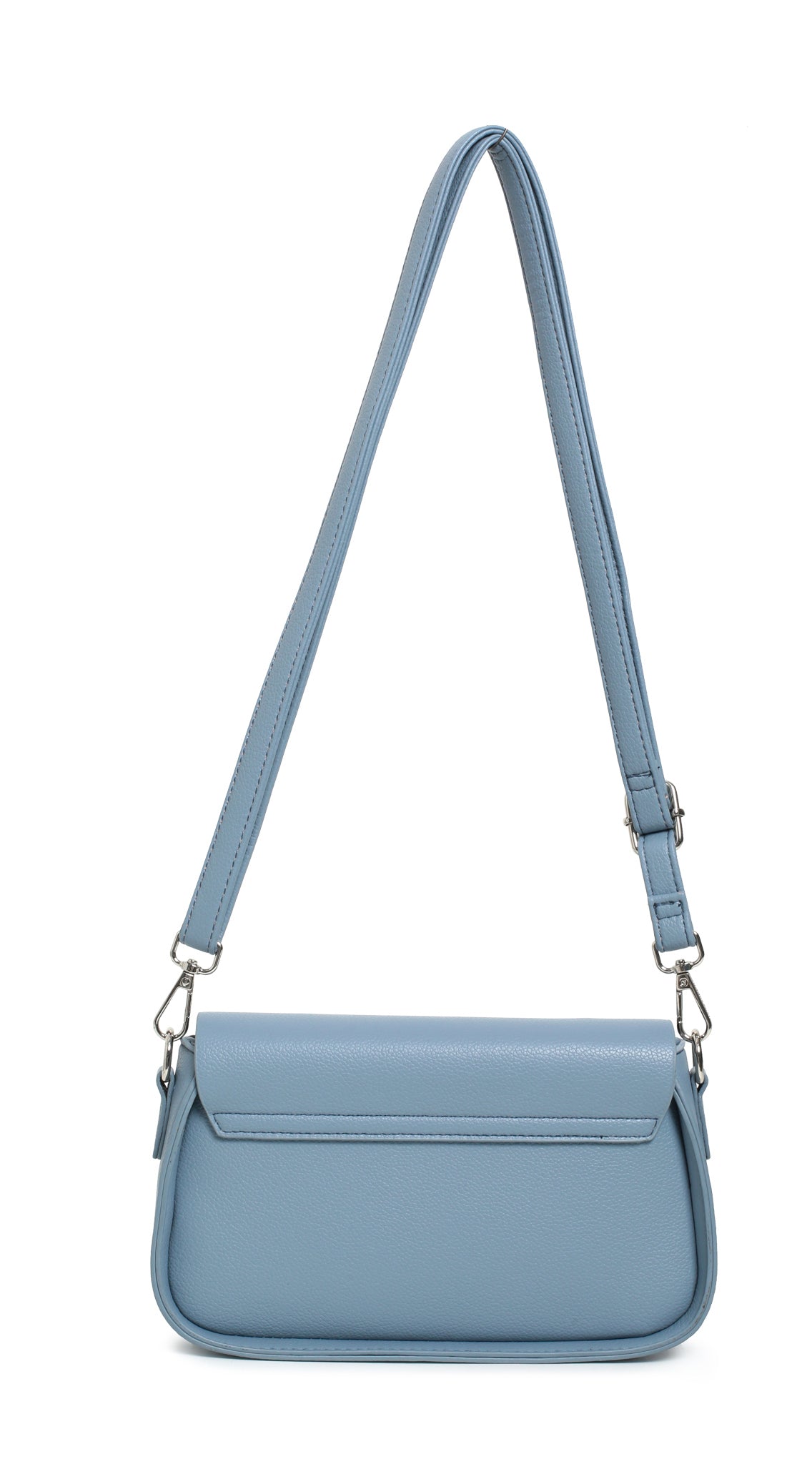 Elegant Small Shoulder Bag with Adjustable Strap & Metal Logo