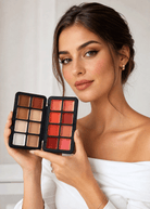 Blush & pó iluminador & contorno compacto 3 in 1