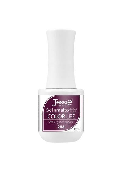 Gel smalto colore shine - Melanzana Scura
