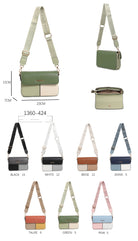 Borsa a tracolla multicolore funzionale