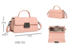 Mini borsa vintage con chiusura in metallo e tracolla regolabile