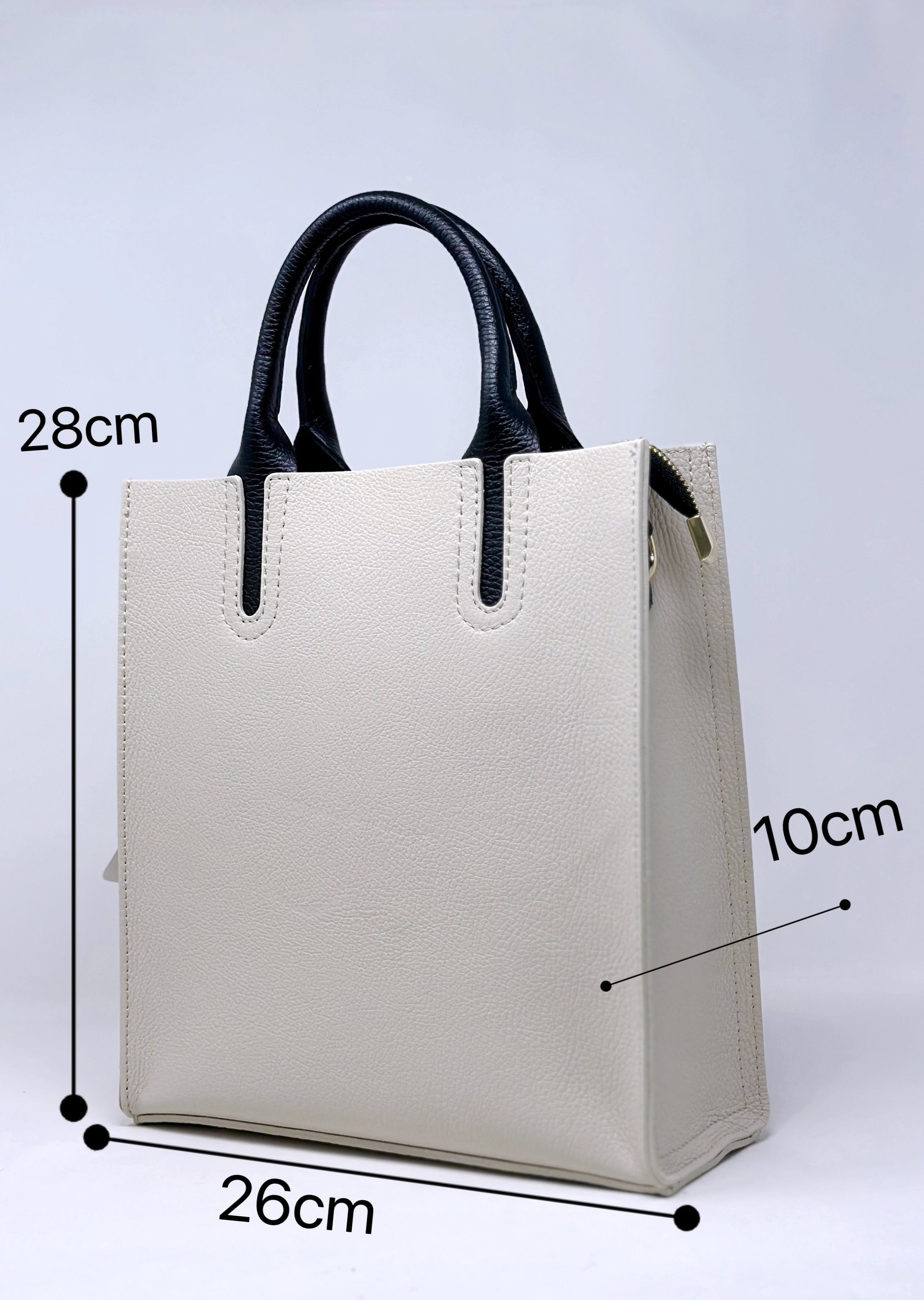 Borsa tote, borsa retrò, borsa monospalla in vera pelle, ventiquattrore verticale per pendolari（Juice）