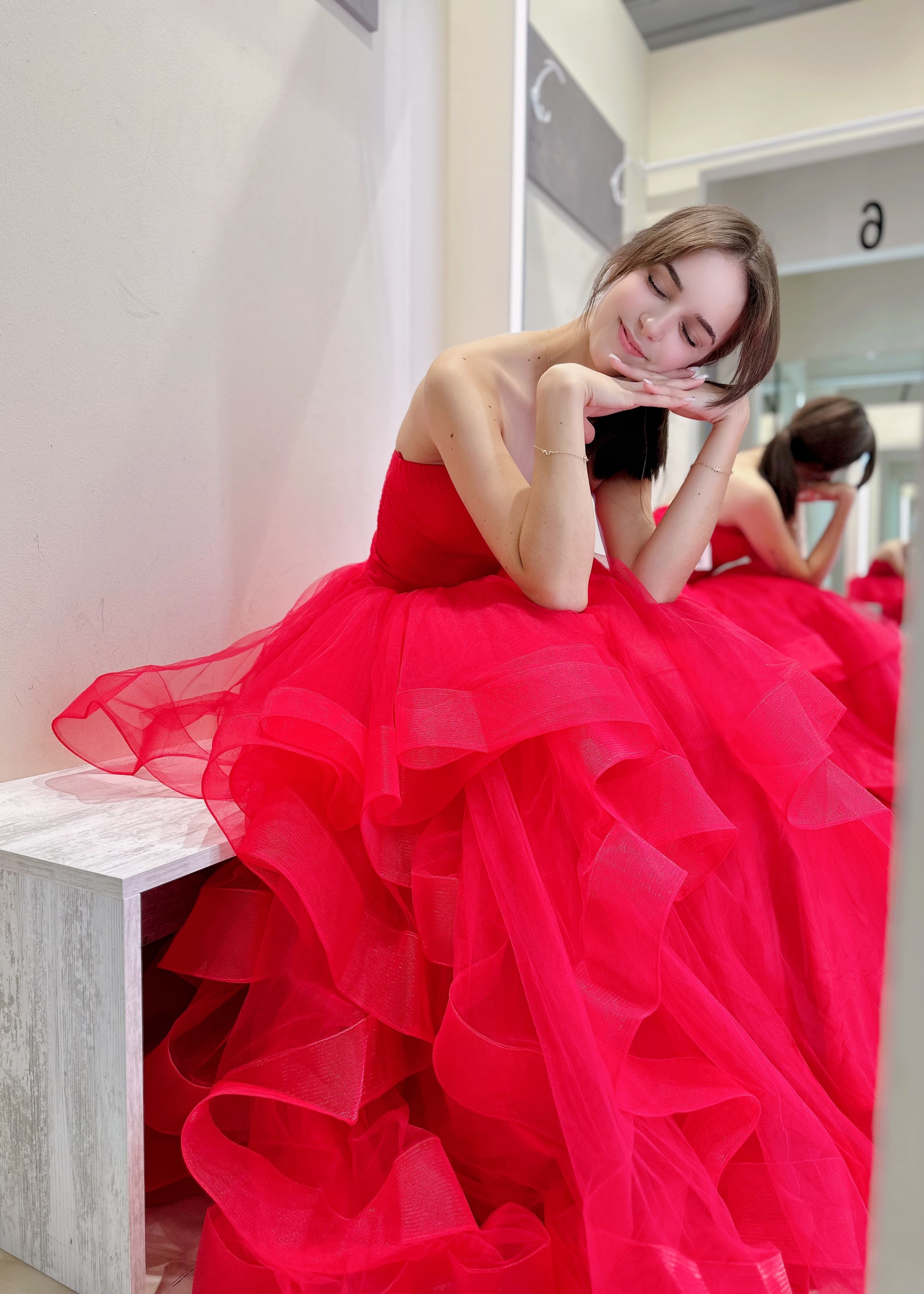 Abito da sposa rosso