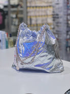 Borsa a secchiello di fascia alta Borsa a tracolla da donna 2024 Nuova borsa a tracolla a catena argento