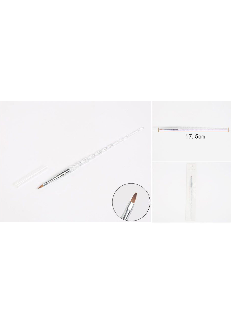 Pennello per unghie punta piatto