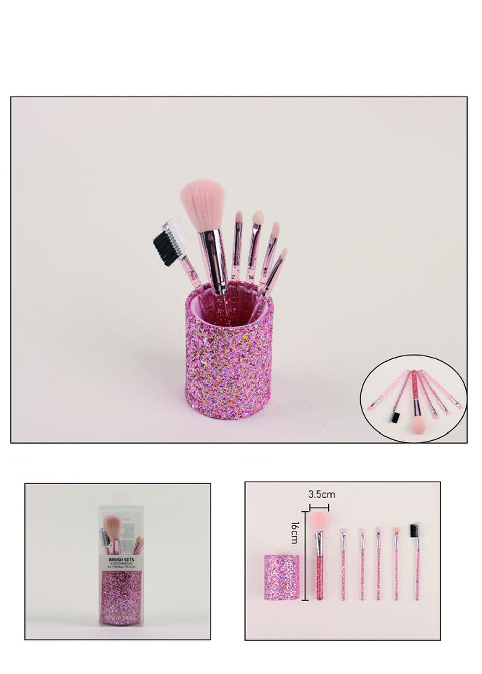 Kit pennelli trucco