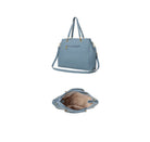 Borsa tote capiente con catena decorativa e tracolla regolabile