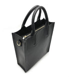 Borsa tote, borsa retrò, borsa monospalla in vera pelle, ventiquattrore verticale per pendolari（Juice）