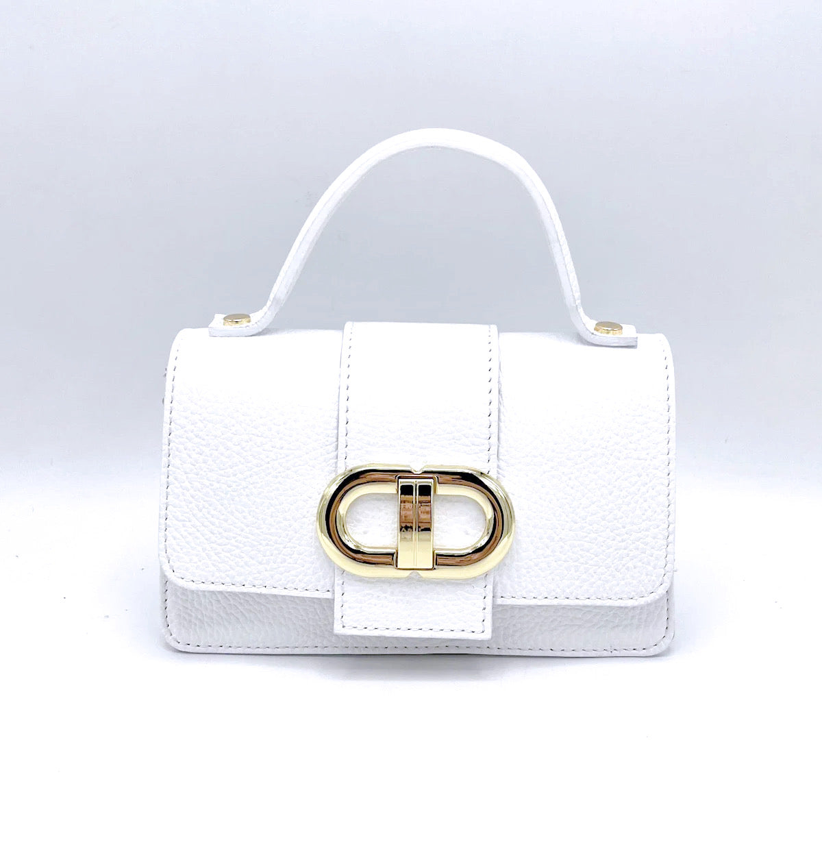 Genuine leather shoulder bag, MINI size, made in Italy, art. 112413