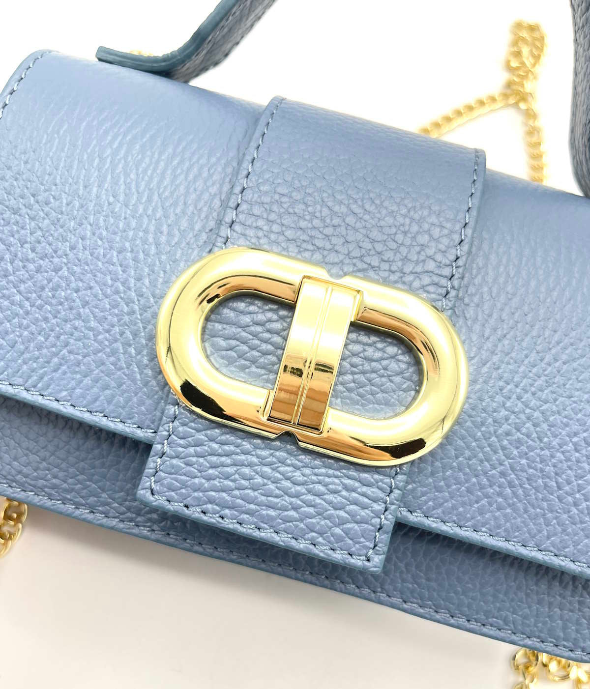 Genuine leather shoulder bag, MINI size, made in Italy, art. 112413