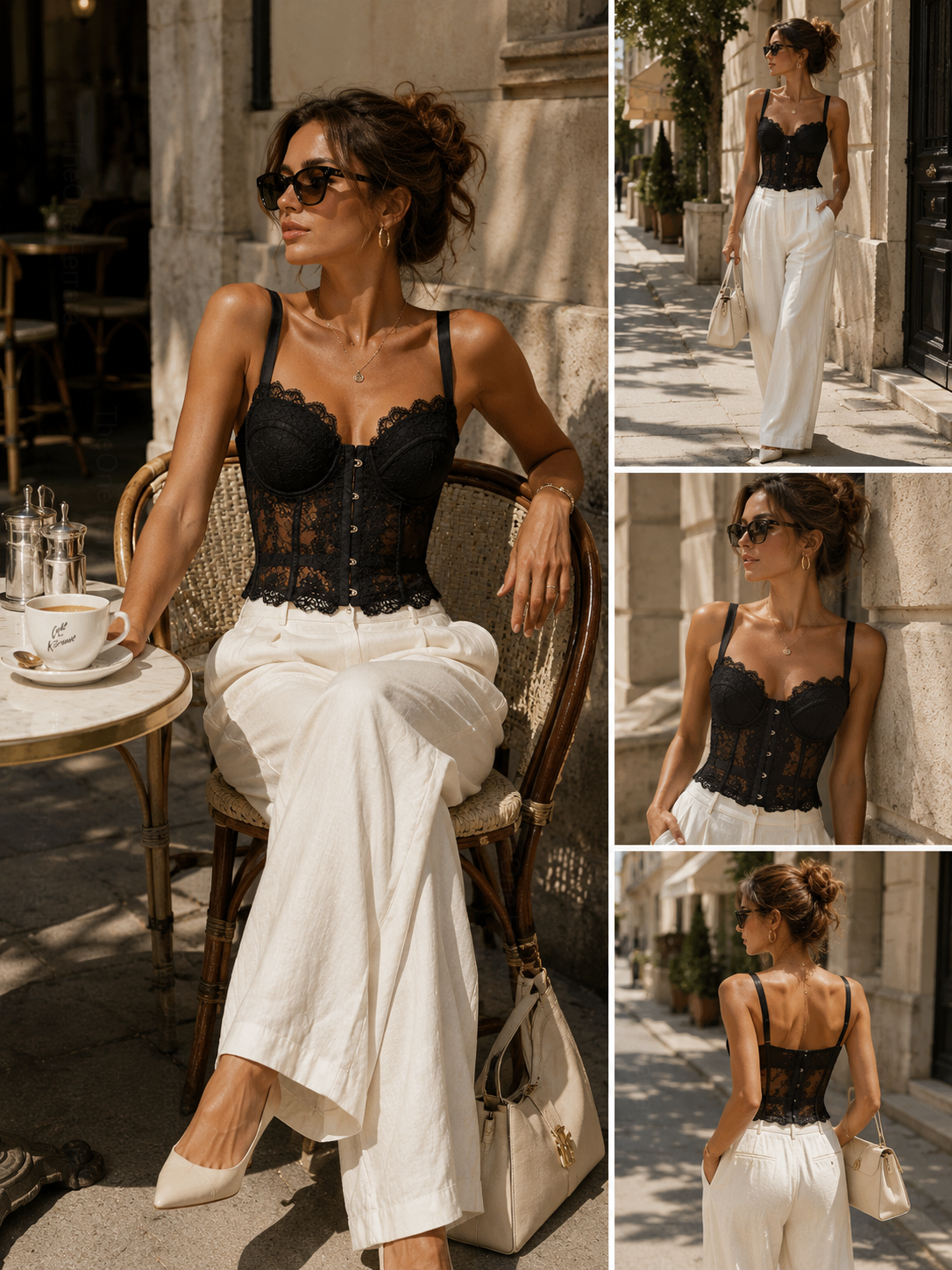 Corsetto in Pizzo da Donna con Coppe e Ferretto – Elegante Bustier Push Up 70080