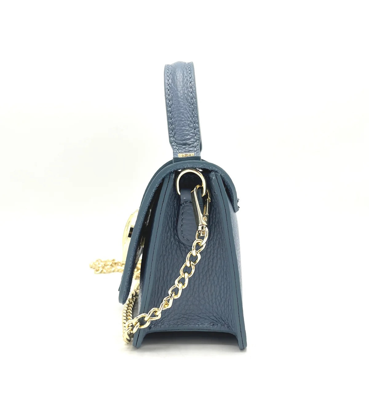 Genuine leather shoulder bag, MINI size, made in Italy, art. 112413