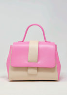 Borsa in Pelle 119200 rosa 100%Vera Pelle Made in italy
