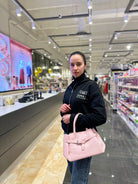 Borsa Elegante in Pelle Sintetica - Colore Rosa
