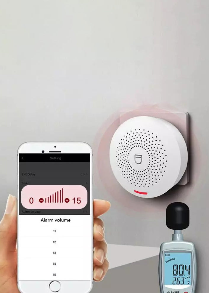 Kit Allarme Antifurto WIBY casa sistema WIFI SmartLife Tuya