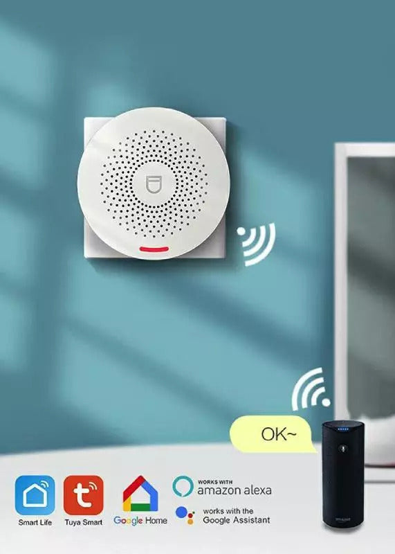 Kit Allarme Antifurto WIBY casa sistema WIFI SmartLife Tuya